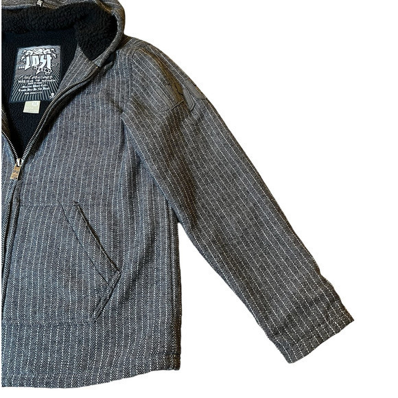 Lost Ent Monsters of Mayhem Wool Blend Fleece Skater Zip Front Jacket 90's‎ M - Picture 5 of 10